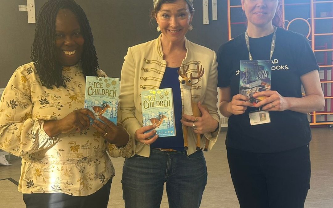 Author M.G Leonard visiting Rokesly